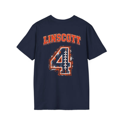 Football Grandma T-Shirt – Personalized Brandon Broncos Jersey Tee (Back Number & Name)