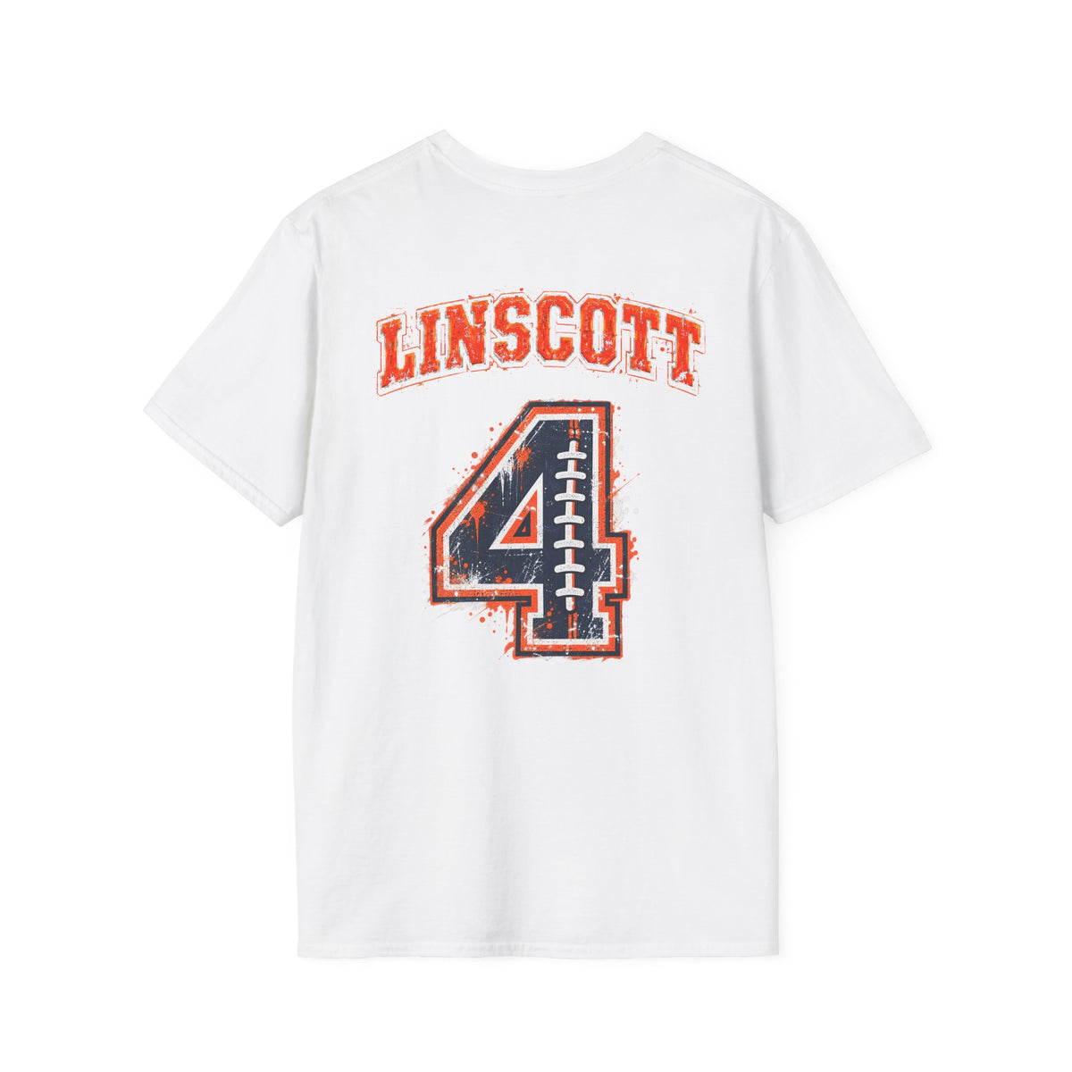 Football Grandma T-Shirt – Personalized Brandon Broncos Jersey Tee (Back Number & Name)