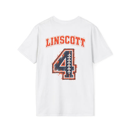 Football Grandma T-Shirt – Personalized Brandon Broncos Jersey Tee (Back Number & Name)
