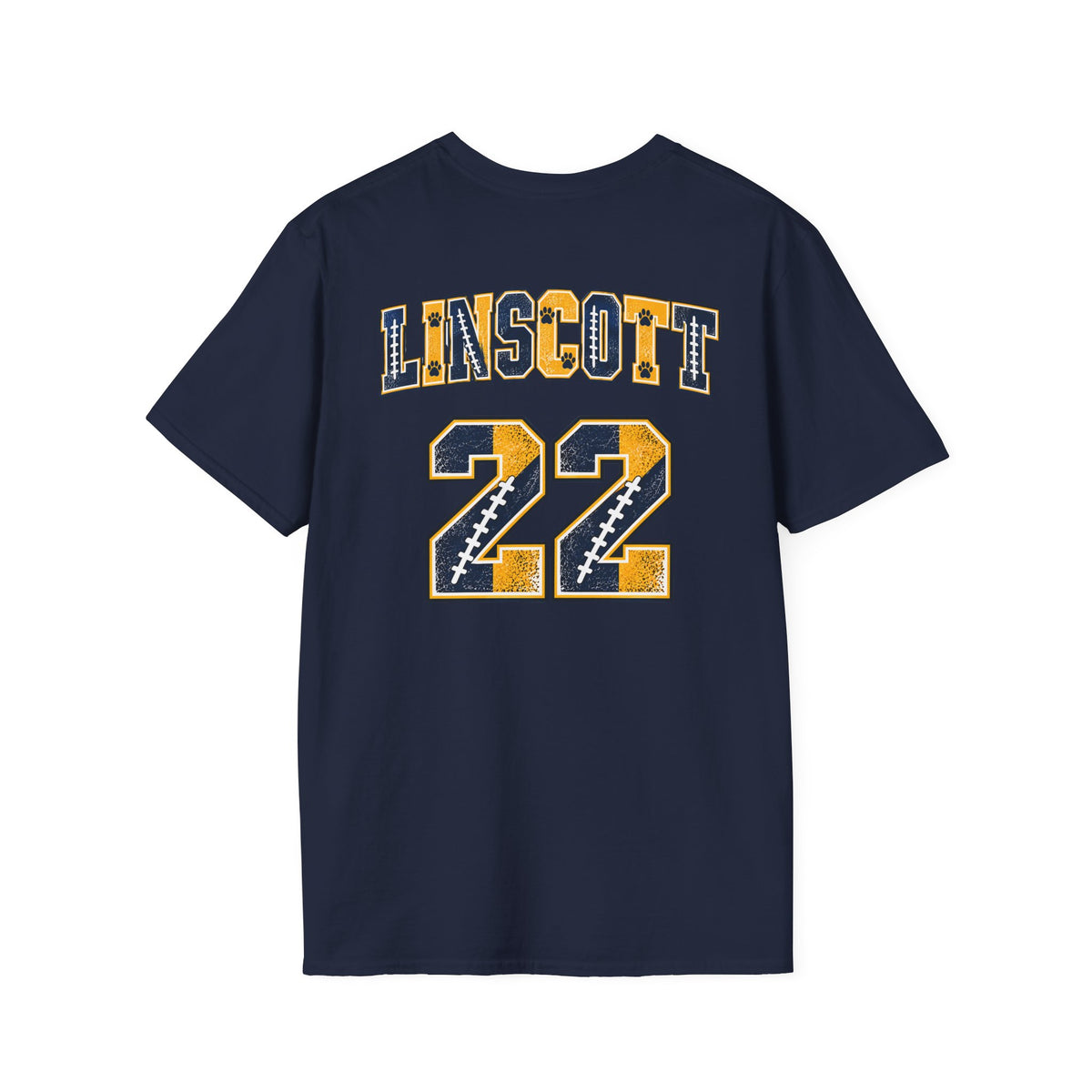 Grandma #22 Durant Cougars Jersey T-Shirt — Linscott 22 Sports Fan Tee