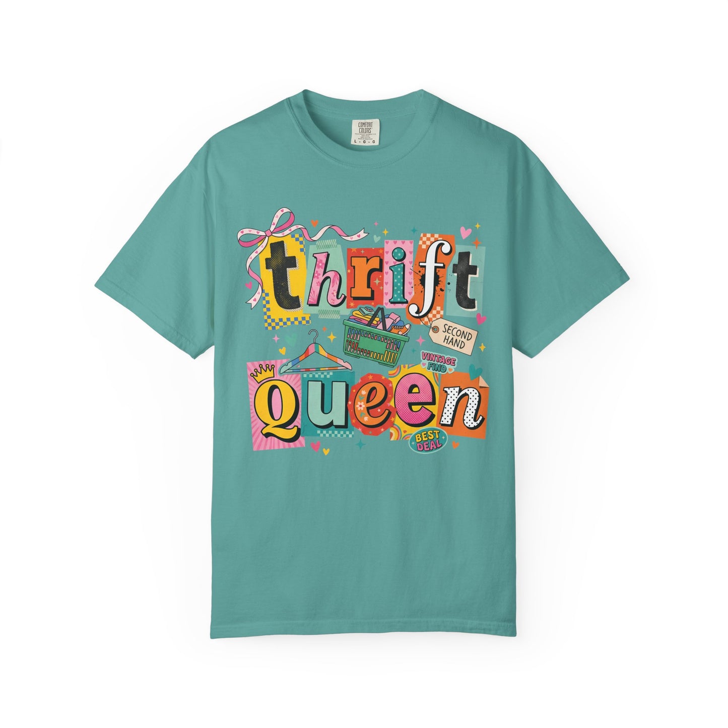 Thrift Queen T-Shirt — Retro Thrifting Graphic Tee