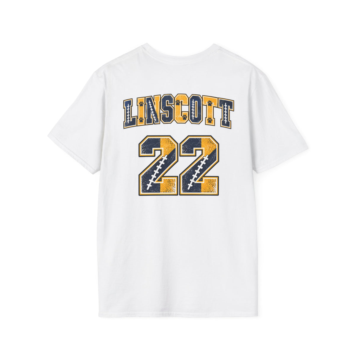 Grandma #22 Durant Cougars Jersey T-Shirt — Linscott 22 Sports Fan Tee
