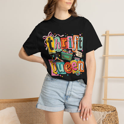Thrift Queen T-Shirt — Retro Thrifting Graphic Tee