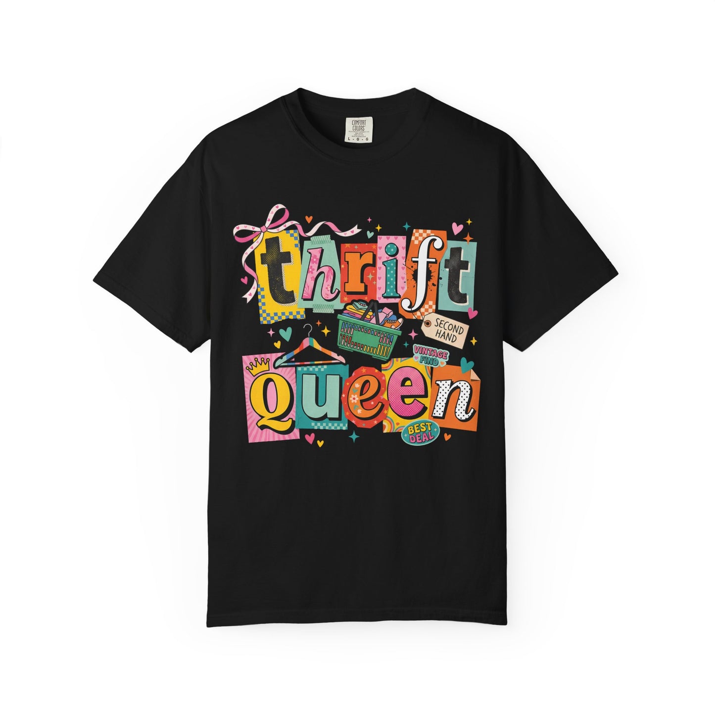 Thrift Queen T-Shirt — Retro Thrifting Graphic Tee