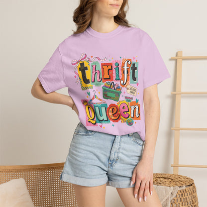 Thrift Queen T-Shirt — Retro Thrifting Graphic Tee