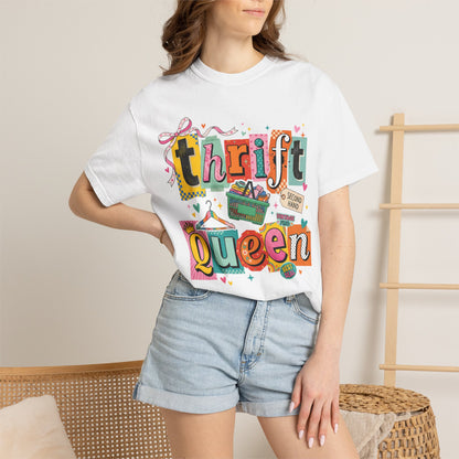 Thrift Queen T-Shirt — Retro Thrifting Graphic Tee