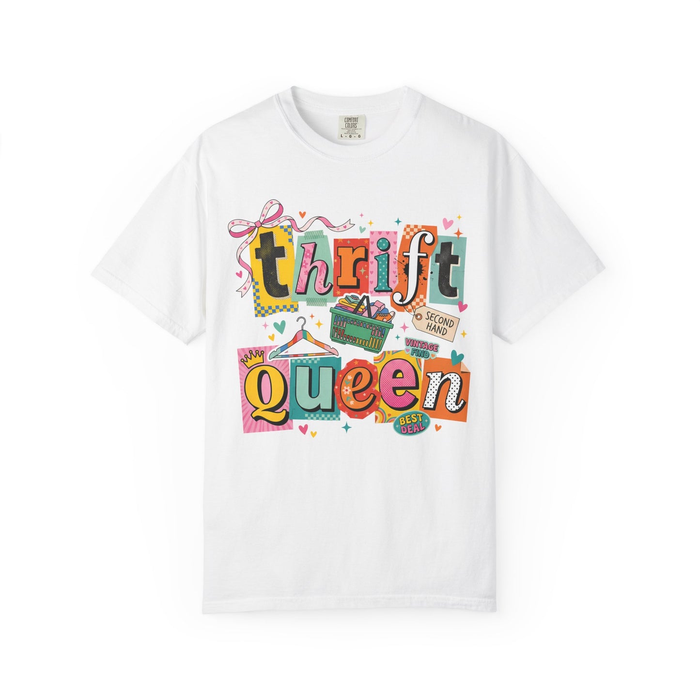 Thrift Queen T-Shirt — Retro Thrifting Graphic Tee