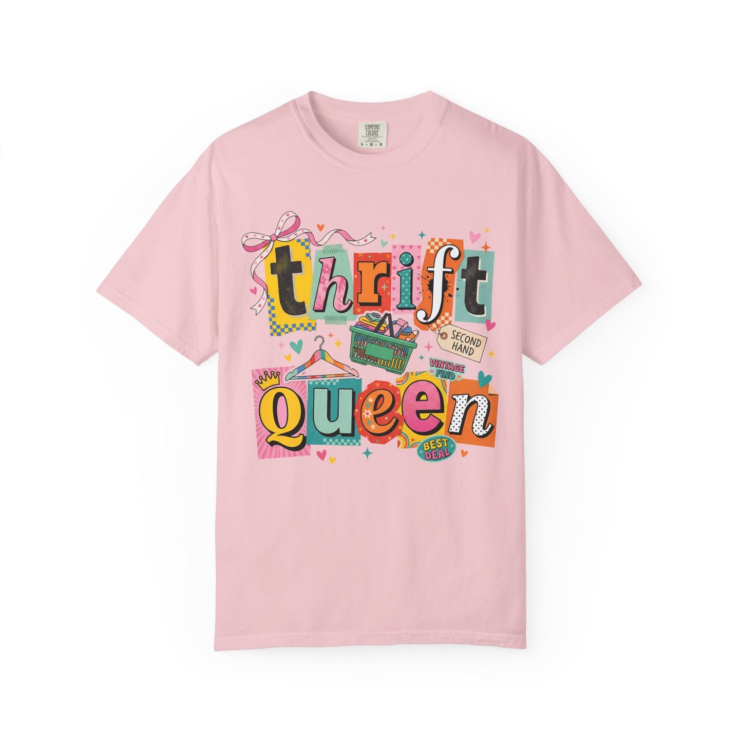 Thrift Queen T-Shirt — Retro Thrifting Graphic Tee